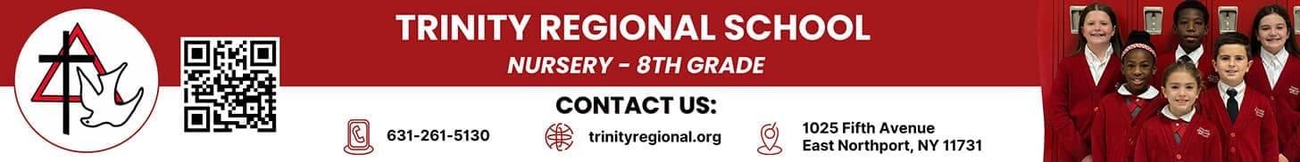 Advertisement for Trinity Regional School
