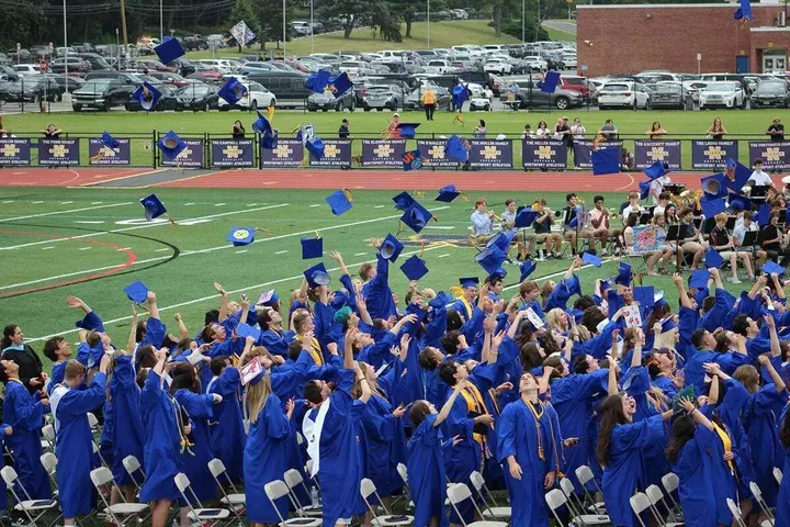 Class of 2021 celebrates graduation in home stadium with family and friends