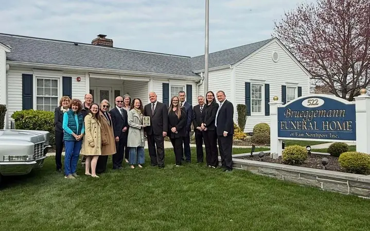 Brueggemann Funeral Home of East Northport honored with Heritage