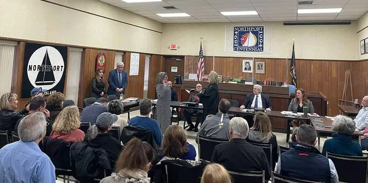New Village board swears in and gets to work at annual organizational meeting
