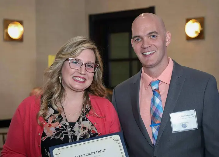 Northport teacher recognized as “Bright Light” for work with technology