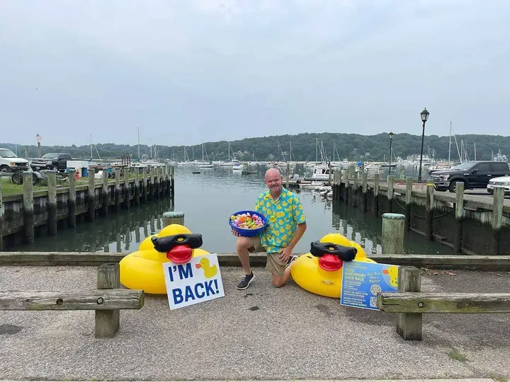 Mr. Quackers makes a scene around town as annual duck race approaches
