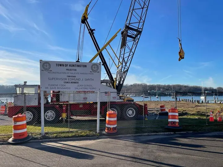TOH breaks ground on new Halesite Marina Park, construction begins on park overhaul