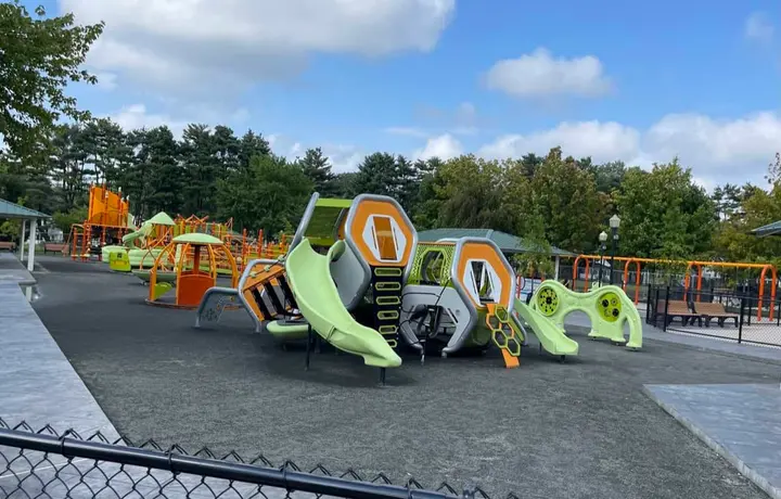 Newly renovated playground in Heckscher Park expected to open “soon”