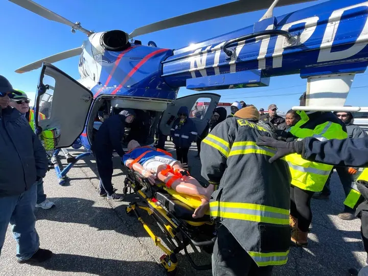 Joint medivac drill at Hobart Beach crucial to “life-or-death” cases