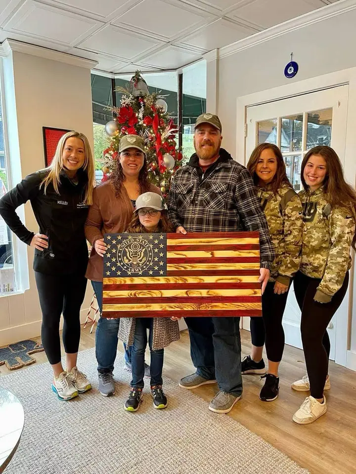 JK Consulting teams up to surprise a Long Island veteran with service dog