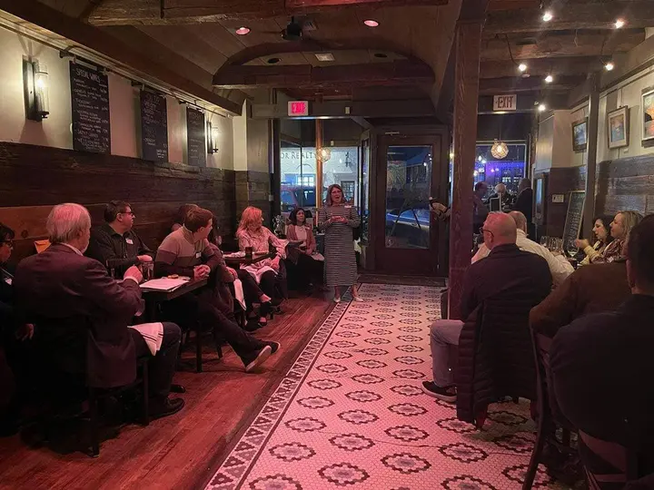 Mayor-elect Donna Koch has first public speaking engagement at Northport Chamber meeting