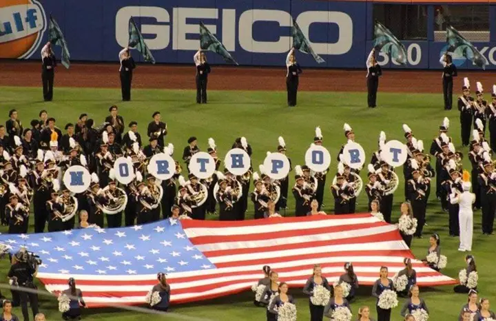 Emerging from the pandemic, Northport High School’s Tiger Marching Band has come roaring back to life