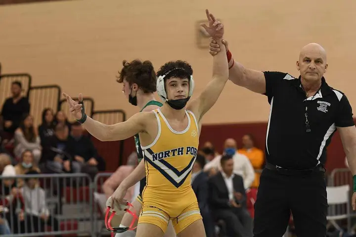 Sophomore first NHS student named Section XI Division I Most Outstanding Wrestler