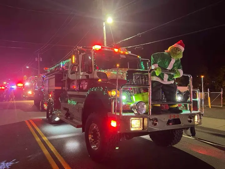 Fire departments keep Santa busy this weekend with local stops Saturday and Sunday
