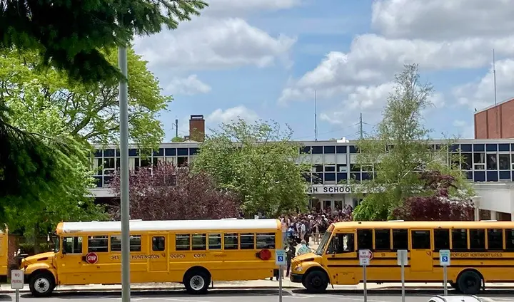 Northport High School students participate in nationwide walkout against gun violence