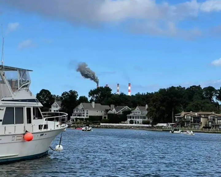 Billows of dark smoke draw attention, curiosity and concern from residents