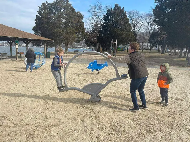 Northport Village unveils new playground equipment at Scudder Beach, Harbor Park and Soper Park