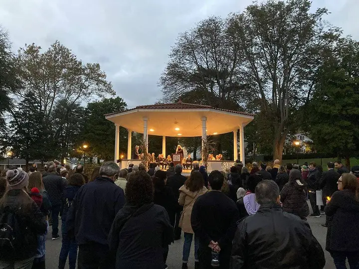 Candlelight vigil against hate and intolerance brings state, town, school and community members together in a message of solidarity