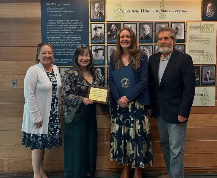 Inspired: Northport’s own Jesse Curran named Long Island Poet of the Year